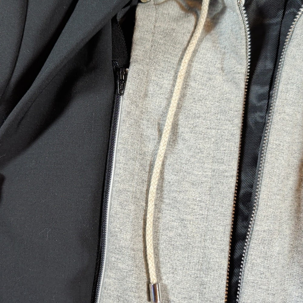 Veronica Beard Dickey Blazer Jacket Size 8 W/Heather Gray Drawstring Dickey - Picture 6 of 15
